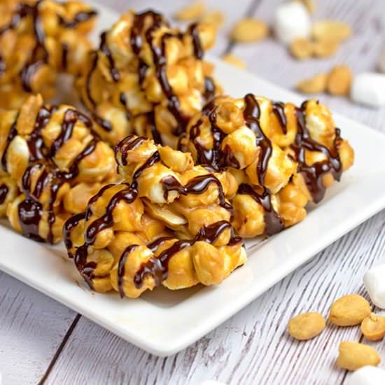Marshmallow Peanut Clusters