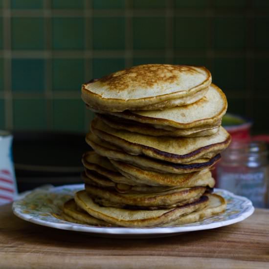Banana Buttermilk Pancakes