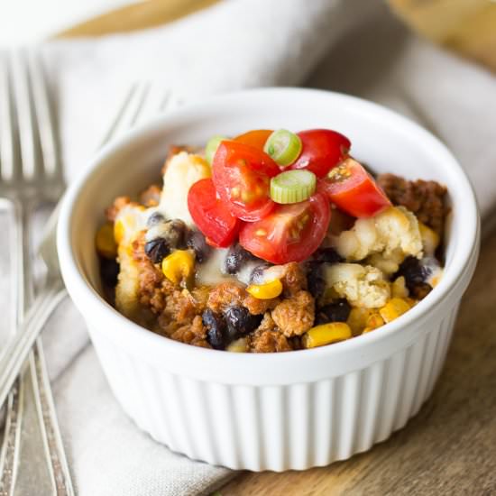 Cinco de Mayo Turkey Tamale Bowls