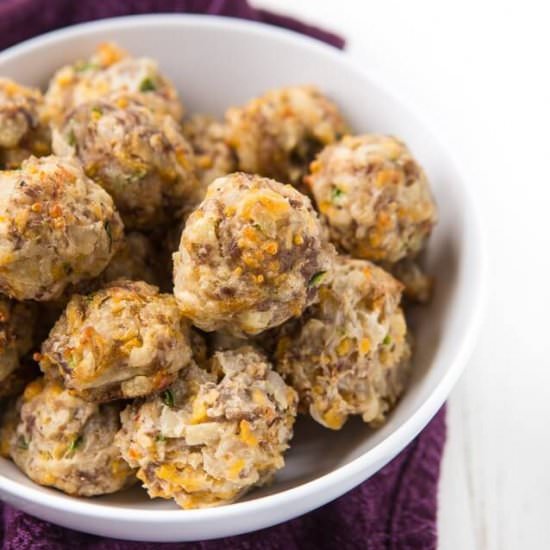 Hash Brown Sausage Balls