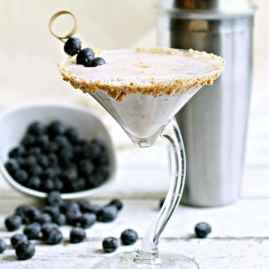Blueberry Cheesecake Martini