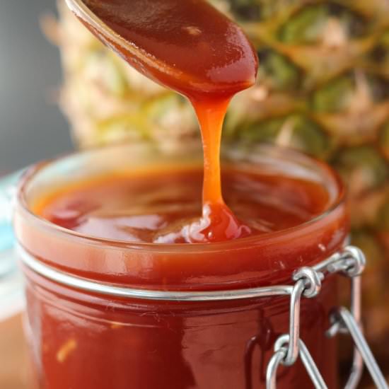 Pineapple Brown Sugar Barbecue Sauce