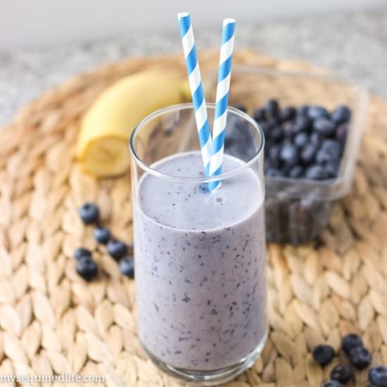 Spiced Blueberry Banana Smoothie