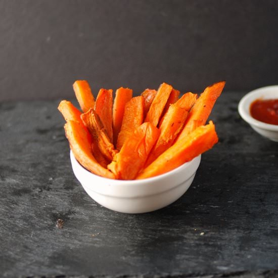 No Fry Sweet Potato Fries