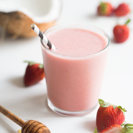 Strawberries & cream smoothie
