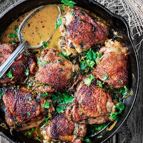 Cilantro Lime Chicken Thighs