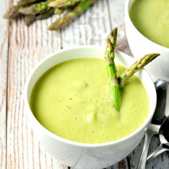 Dairy-Free Creamy Asparagus Soup