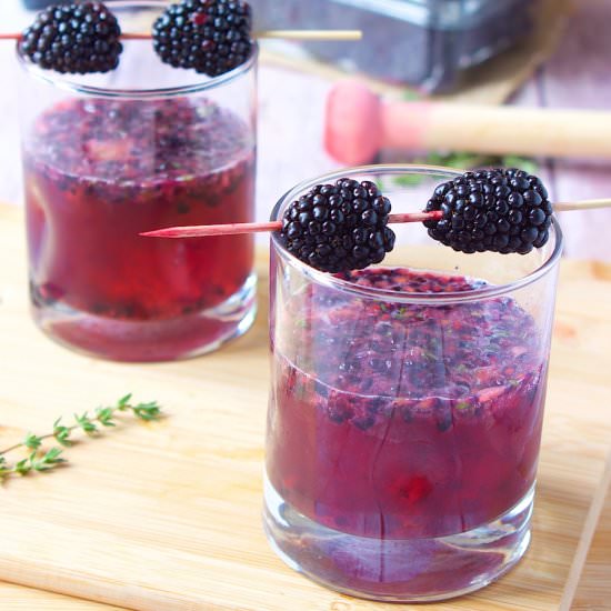 Blackberry Thyme Cocktail