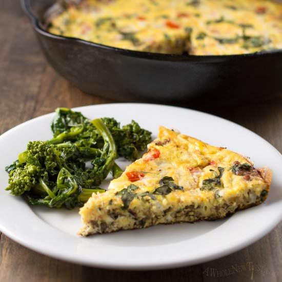 Sausage Pizza Frittata