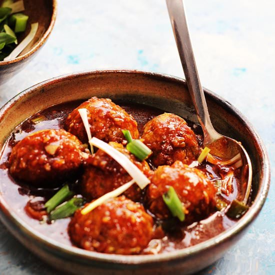 Soya Veg Manchurian