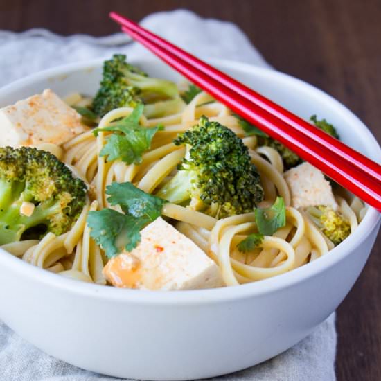 Easy Curried Noodles with Tofu