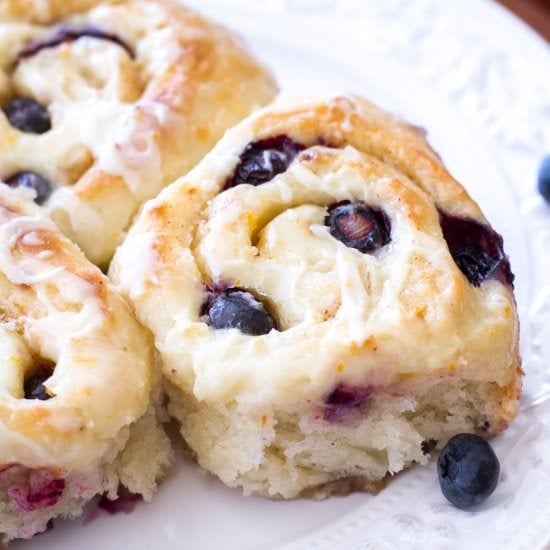 Blueberry Orange Sweet Rolls