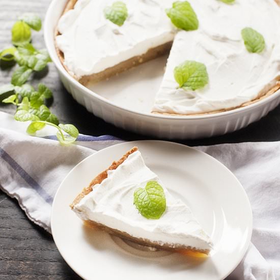 Mint Julep Cream Pie