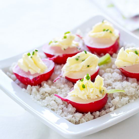 Radishes with Chive Butter