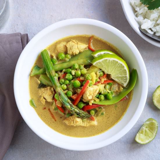 Chicken Curry with Spring Vegetable