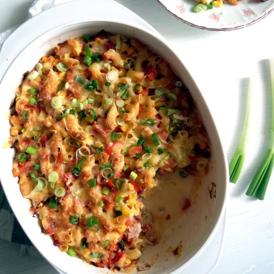 Colorful Macaroni Casserole
