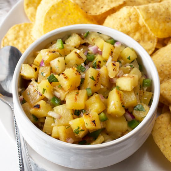 Grilled Pineapple Salsa
