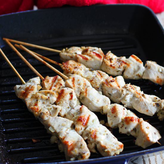 Grilled Chicken Kebobs