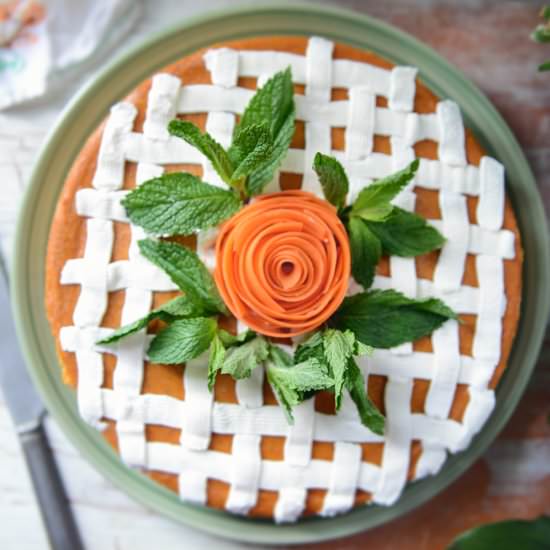 Roasted Carrot Cheesecake