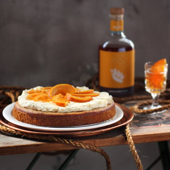 Orange Honey Cardamom Cake