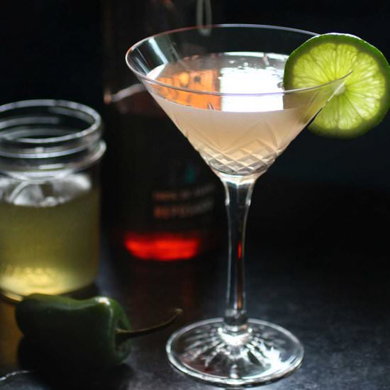 Jalapeño Lime Tequila Cocktail