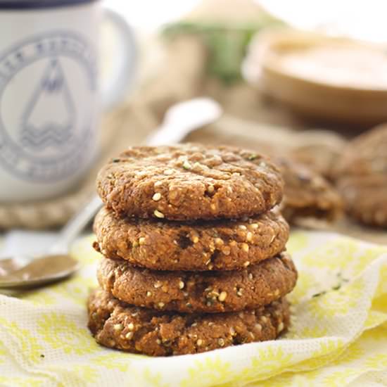 Almond Butter Hemp Cookies