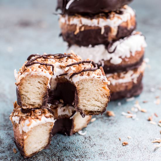 Chocolate Dipped Coconut Tres Leche