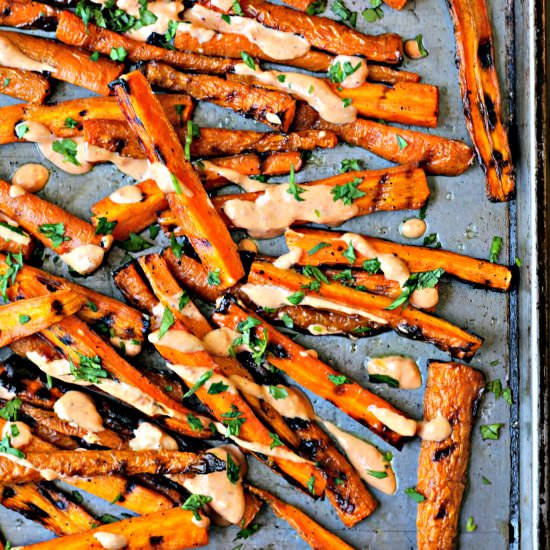Grilled Carrot Fries