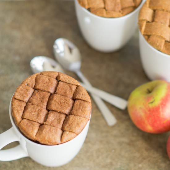 Mini Apple Pie in a Mug