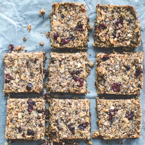 Cranberry Granola Bars