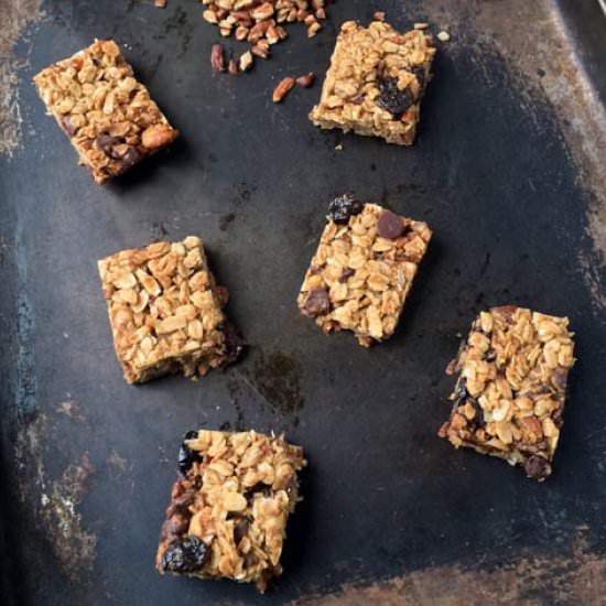 Chewy Chocolate Pecan Chip Granola