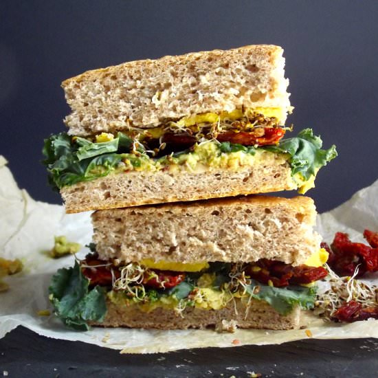 Vegetarian Chickpea Salad Sandwich