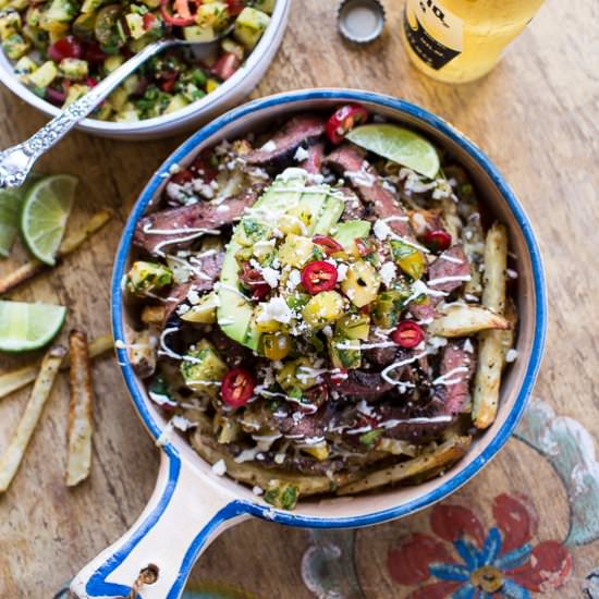 Hawaiian Carne Asada Fries