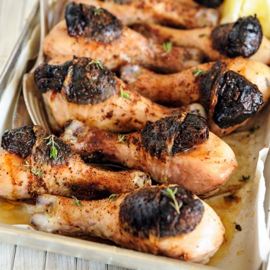 Chicken Drumsticks with Prunes