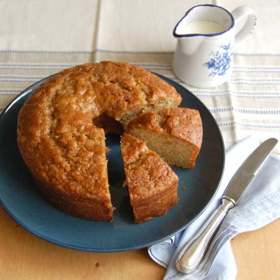 Apple Cake with Maple Glaze