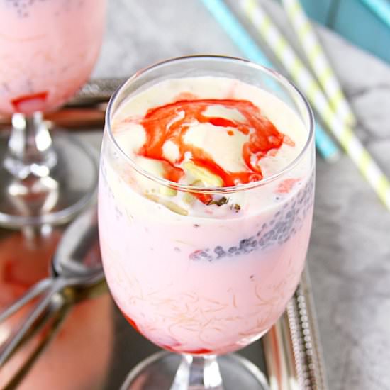 Falooda – Rose Flavored Indian Dessert