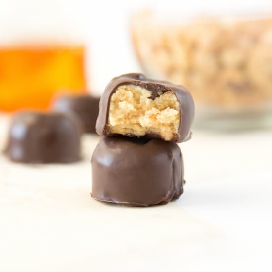 Four Ingredient Peanut Butter Bites