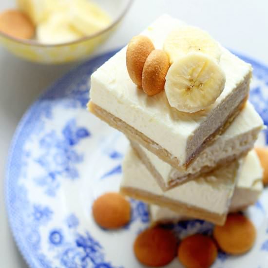 Banana Pudding Cheesecake Blondies