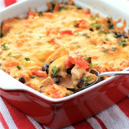 Easy Mexican Chicken Casserole