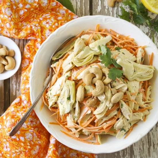 Lemony Artichoke Chicken Salad