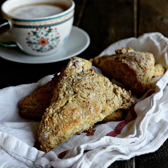 Cinnamon Sugar Maple Scone