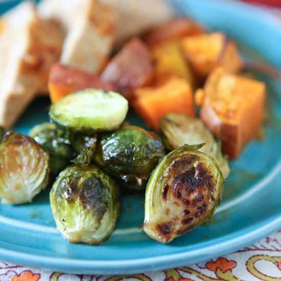 Honey Balsamic Brussels Sprouts