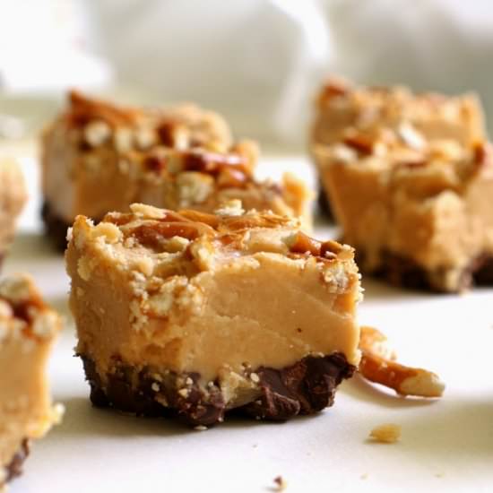 Peanut Butter Pretzel Fudge