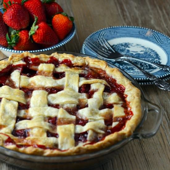 Baked Strawberry Pie