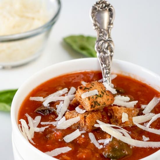 Easy Tomato Florentine Soup