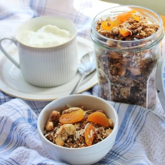 Tropical Quinoa & Apricot Granola