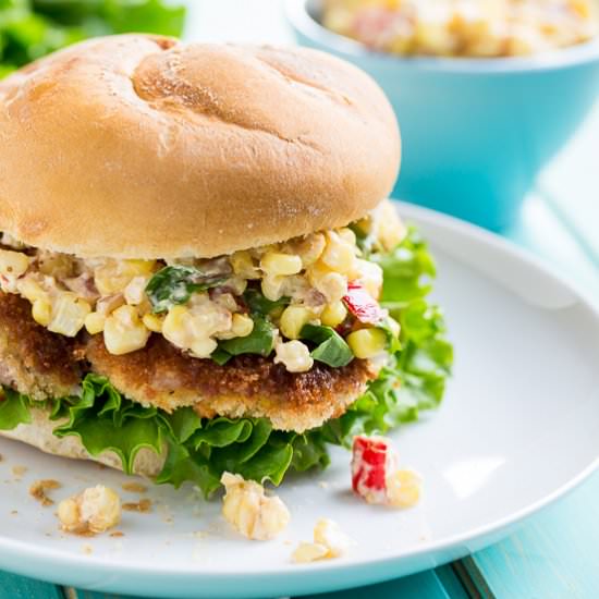 Fried Pork Tenderloin Sandwich