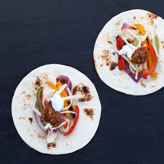 Grilled Chicken Fajitas