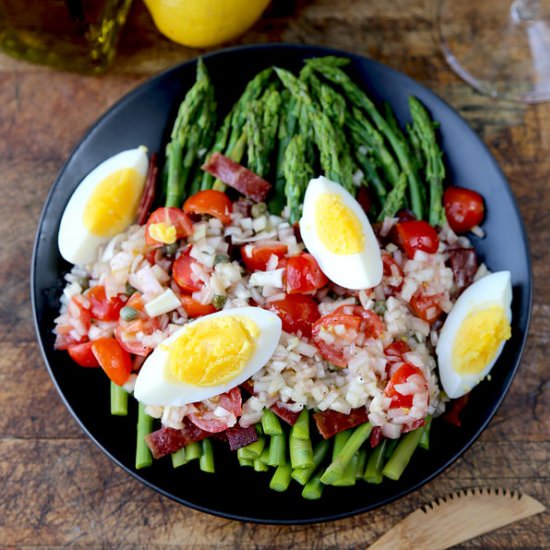 Asparagus Salad Catalan Dressing