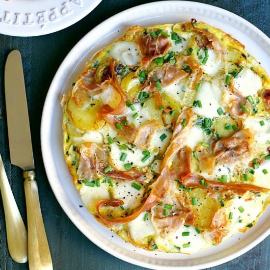 Prosciutto and Potato Frittata